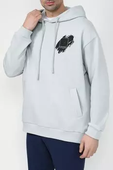 Хлопковое худи с принтом COLORPLAY