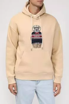 Хлопковое худи с принтом D.Molina