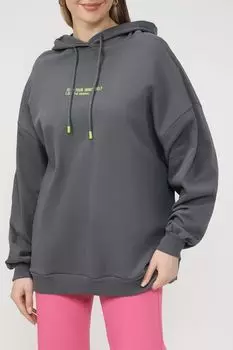 Хлопковое худи с принтом Loft