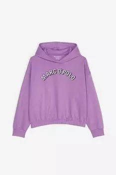 Хлопковое худи с принтом Marc O'Polo