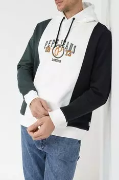 Хлопковое худи с принтом PEPE JEANS