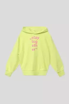 Хлопковое худи с принтом s.Oliver