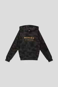 Хлопковое худи с принтом s.Oliver