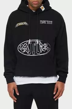 Хлопковое худи с принтом The Couture Club