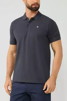 Хлопковое однотонное поло LERROS