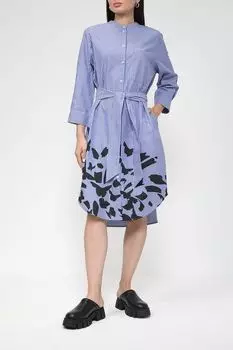 Хлопковое платье-рубашка с поясом s.Oliver