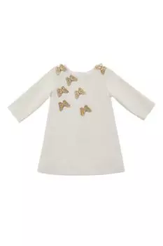 Хлопковое платье с бабочками EVIKA KIDS