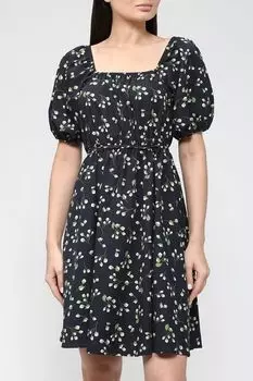 Хлопковое платье с цветочным принтом BELUCCI