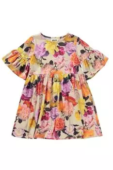 Хлопковое платье с цветочным принтом Molo