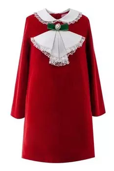 Хлопковое платье с декором EVIKA KIDS