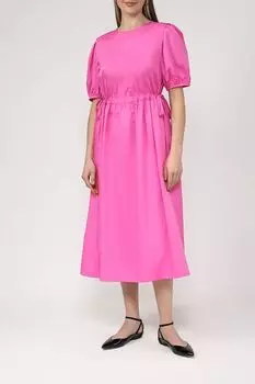 Хлопковое платье с кулиской на талии BELUCCI