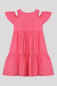 Хлопковое платье с оборками Minoti