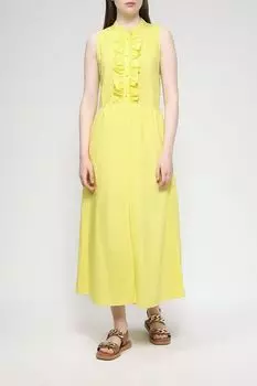 Хлопковое платье с оборками Silvian Heach