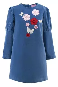 Хлопковое платье с принтом EVIKA KIDS