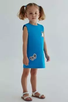 Хлопковое платье с принтом EVIKA KIDS