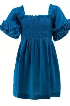 Хлопковое платье с пышными рукавами EVIKA KIDS