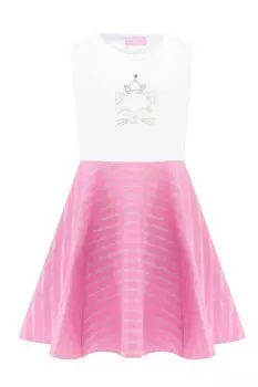 Хлопковое платье с расклешенной юбкой EVIKA KIDS