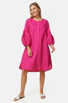 Хлопковое платье с рукавами фонариками CATNOIR