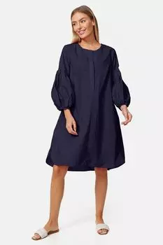 Хлопковое платье с рукавами фонариками CATNOIR