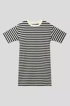 Хлопковое платье в полоску Silver Spoon Life