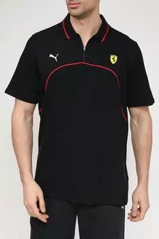 Хлопковое поло Ferrari Race PUMA