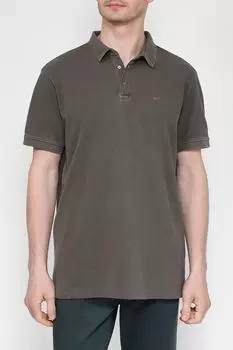 Хлопковое поло однотонное Loft