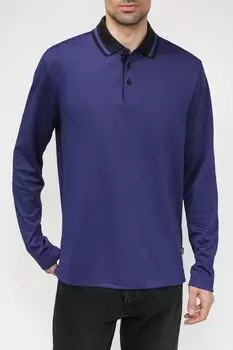 Хлопковое поло с длинным рукавом BOSS