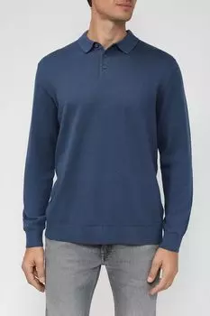 Хлопковое поло с длинным рукавом Esprit Casual