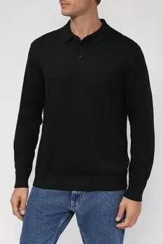 Хлопковое поло с длинным рукавом Esprit Casual