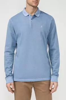 Хлопковое поло с длинным рукавом Marc O'Polo