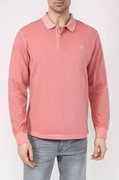 Хлопковое поло с длинным рукавом Marc O'Polo