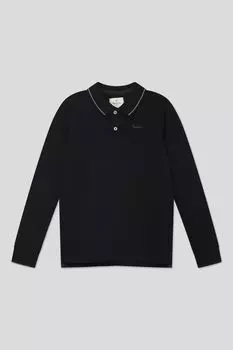 Хлопковое поло с длинным рукавом PEPE JEANS