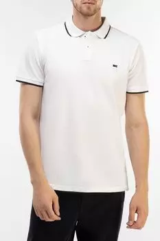 Хлопковое поло с контрастной отделкой Carrera Jeans