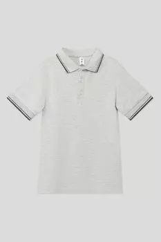 Хлопковое поло с контрастной отделкой GIOCO