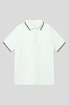 Хлопковое поло с контрастной отделкой GIOCO
