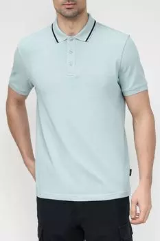 Хлопковое поло с контрастными деталями Strellson