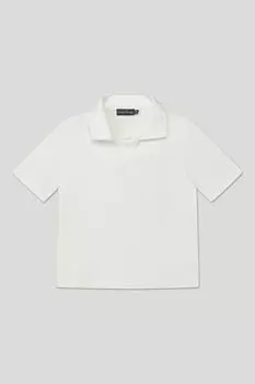 Хлопковое поло с коротким рукавом Silver Spoon Ceremony