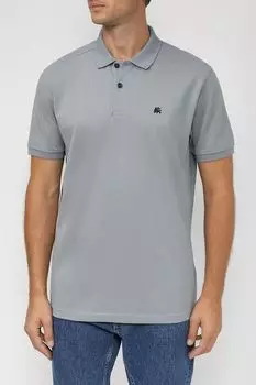 Хлопковое поло с логотипом бренда LERROS