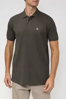 Хлопковое поло с логотипом бренда LERROS