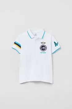 Хлопковое поло с нашивкой OVS