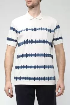 Хлопковое поло с принтом Esprit Casual