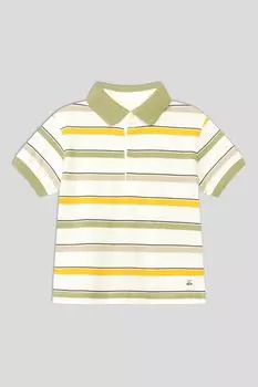 Хлопковое поло в полоску Mayoral
