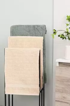 Хлопковое полотенце Intreccio Beige COINCASA