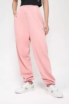Хлопковые брюки джерси однотонные REEBOK