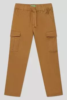 Хлопковые брюки карго Benetton