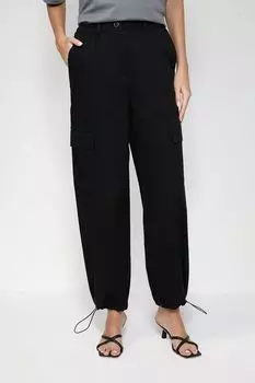 Хлопковые брюки карго на кулисках COLORPLAY