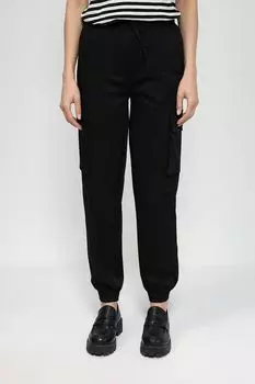 Хлопковые брюки-карго на кулиске BELUCCI