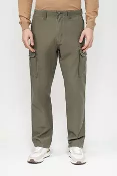 Хлопковые брюки карго прямого кроя Esprit Casual