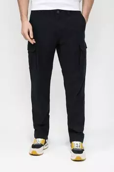 Хлопковые брюки карго прямого кроя Esprit Casual