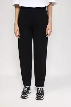 Хлопковые брюки на эластичном поясе EMPORIO ARMANI